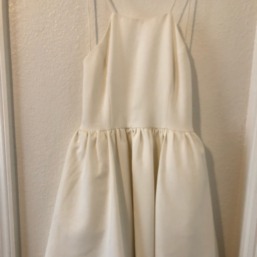 Cream formal Lulu’s backless dress